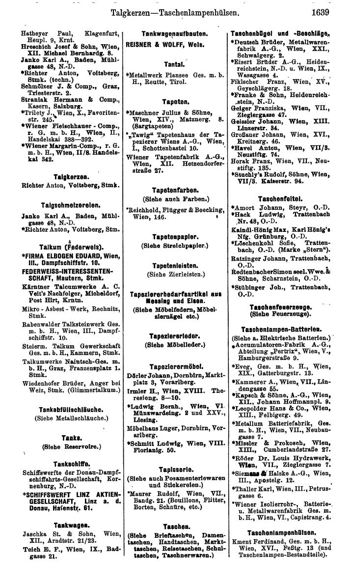 Compass. Kommerzielles Jahrbuch 1939: Österreich. - Page 1711