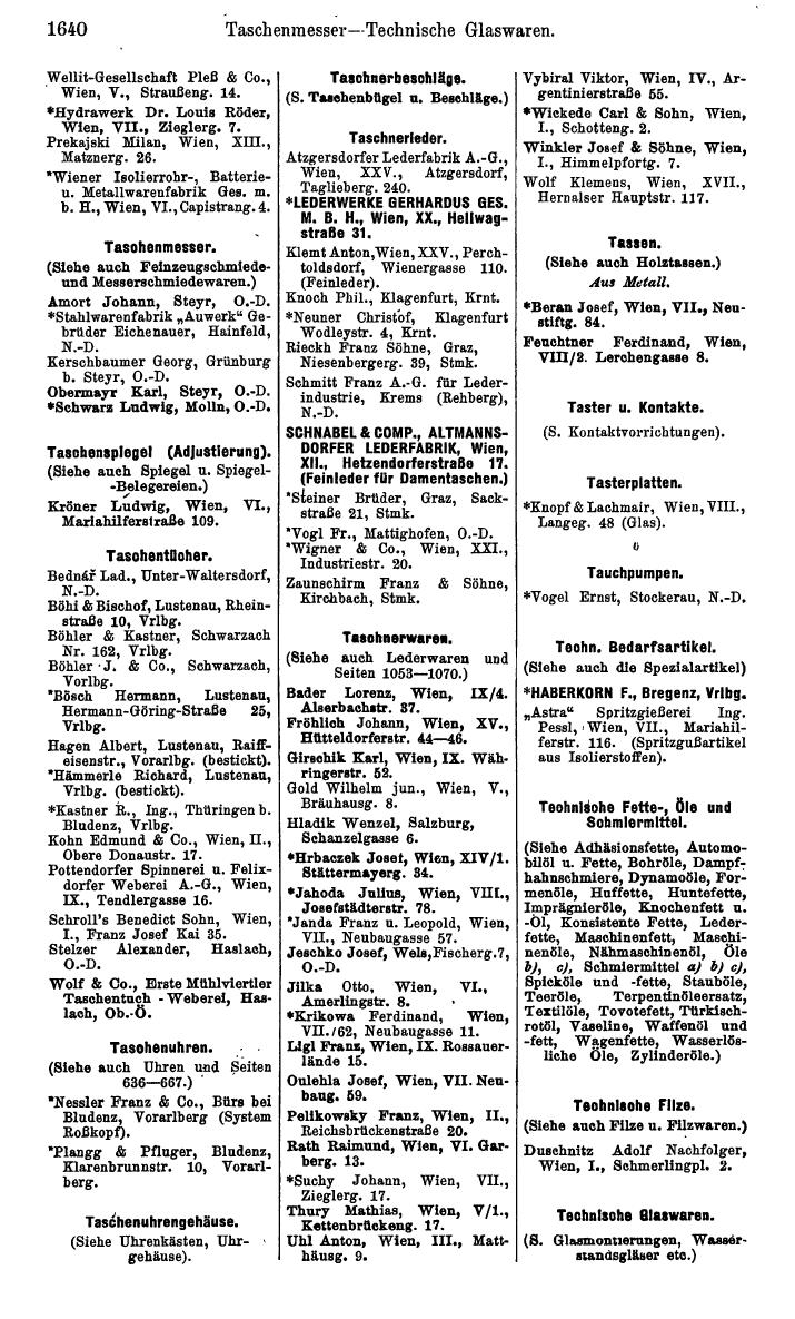 Compass. Kommerzielles Jahrbuch 1939: Österreich. - Seite 1712