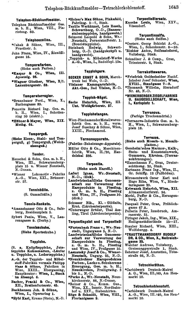 Compass. Kommerzielles Jahrbuch 1939: Österreich. - Seite 1715