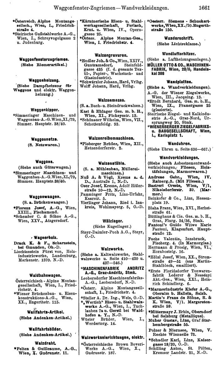 Compass. Kommerzielles Jahrbuch 1939: Österreich. - Seite 1733