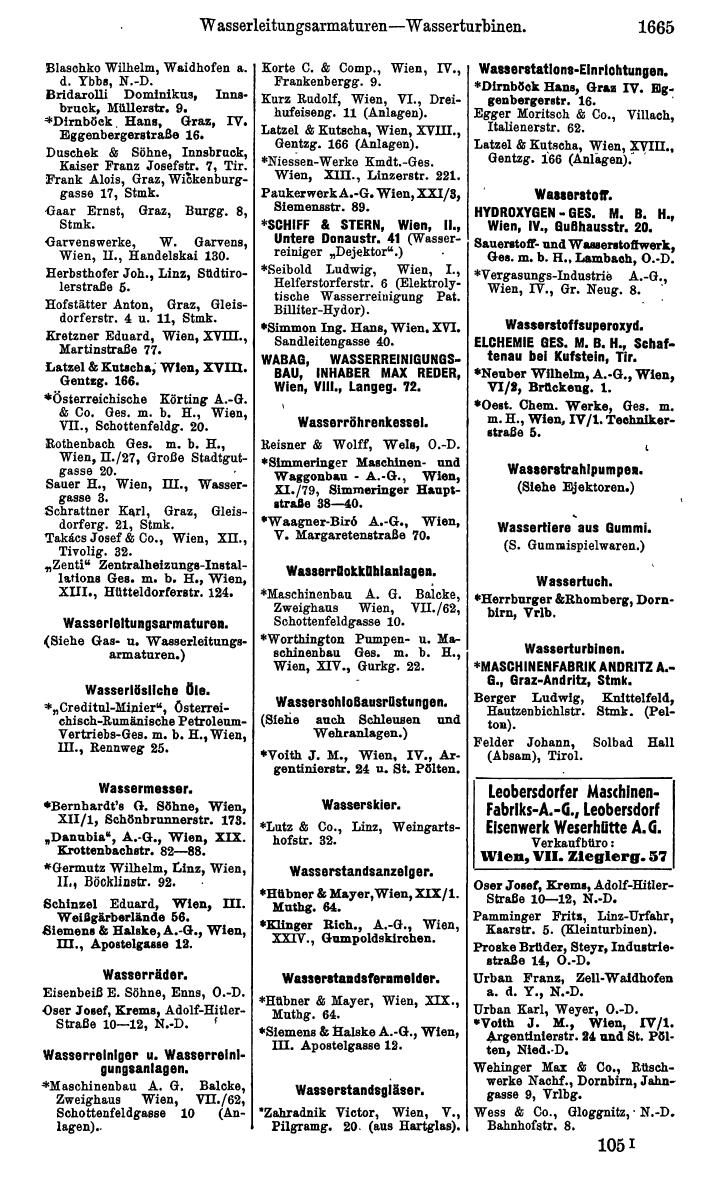 Compass. Kommerzielles Jahrbuch 1939: Österreich. - Page 1737