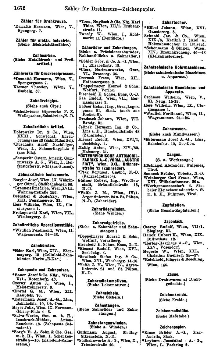 Compass. Kommerzielles Jahrbuch 1939: Österreich. - Seite 1744