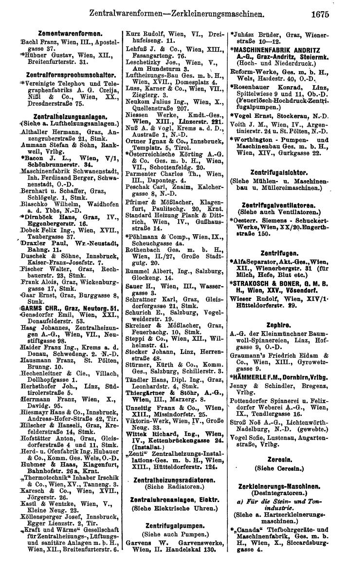 Compass. Kommerzielles Jahrbuch 1939: Österreich. - Seite 1747