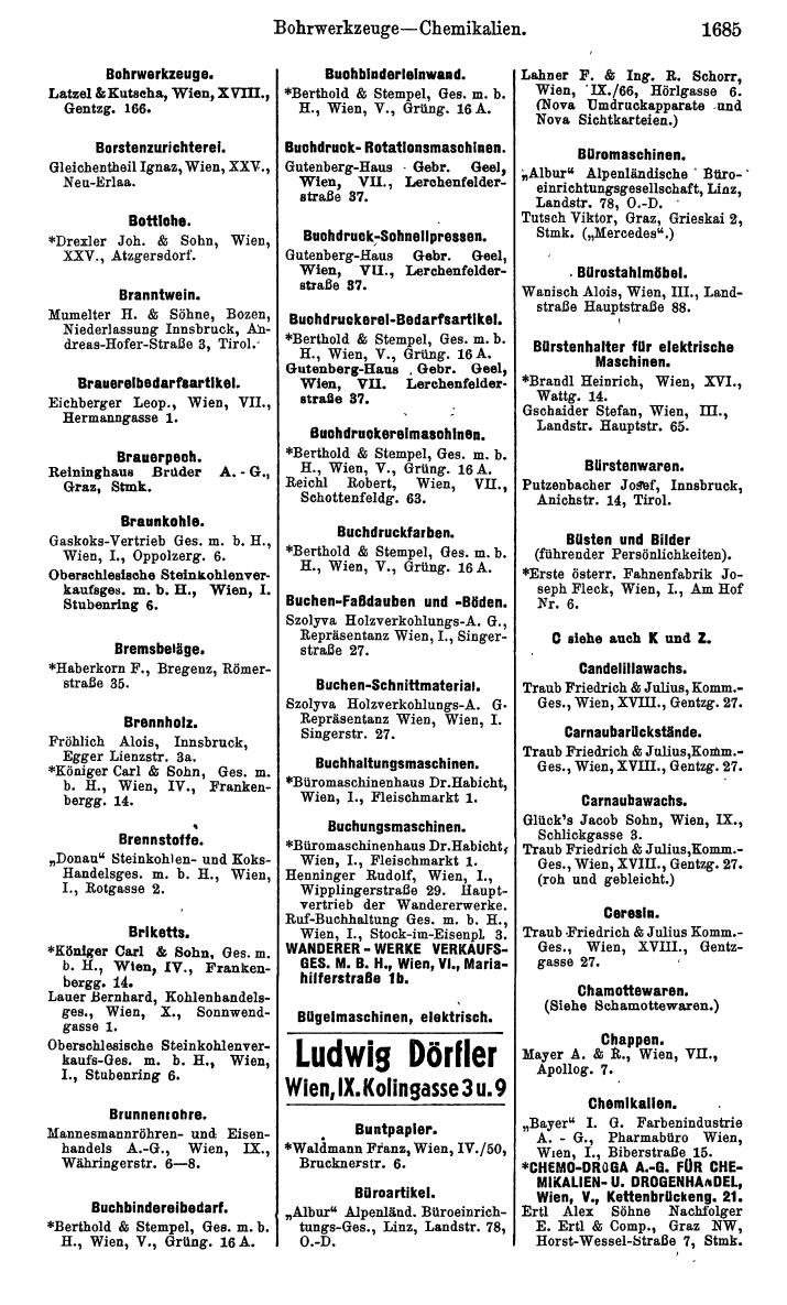 Compass. Kommerzielles Jahrbuch 1939: Österreich. - Seite 1757