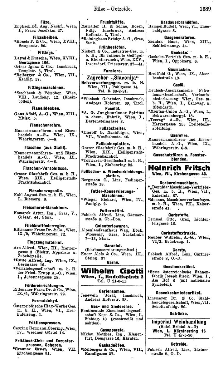 Compass. Kommerzielles Jahrbuch 1939: Österreich. - Page 1761