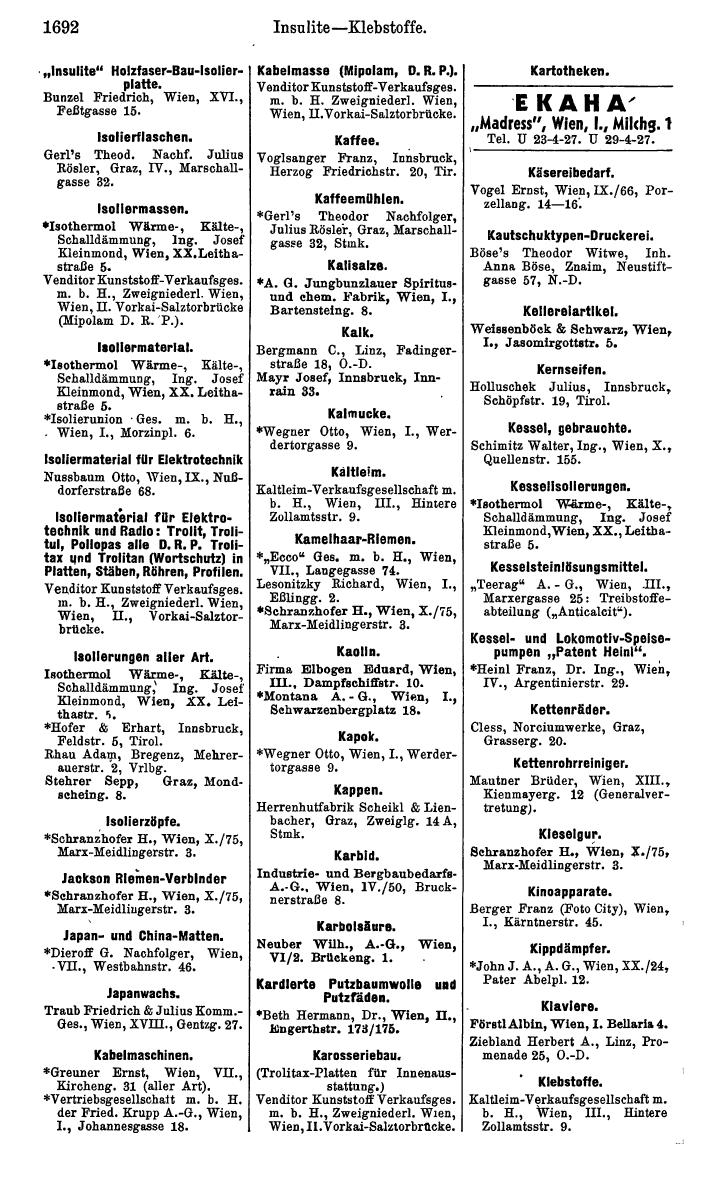 Compass. Kommerzielles Jahrbuch 1939: Österreich. - Seite 1764