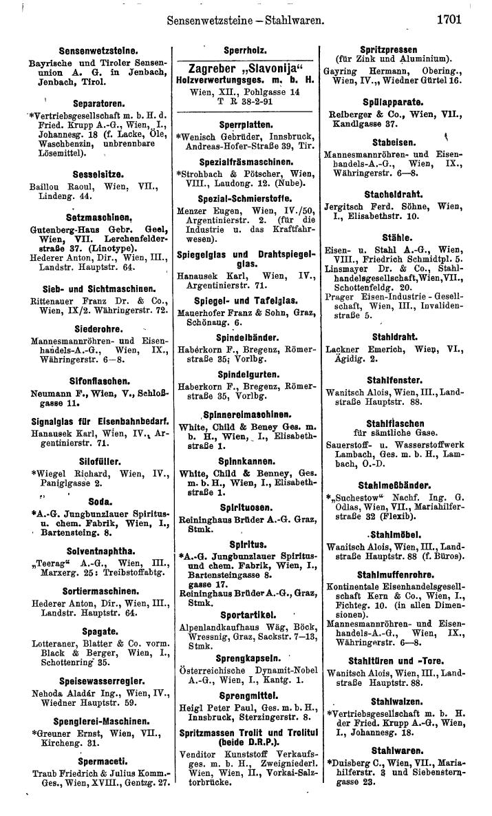 Compass. Kommerzielles Jahrbuch 1939: Österreich. - Page 1773