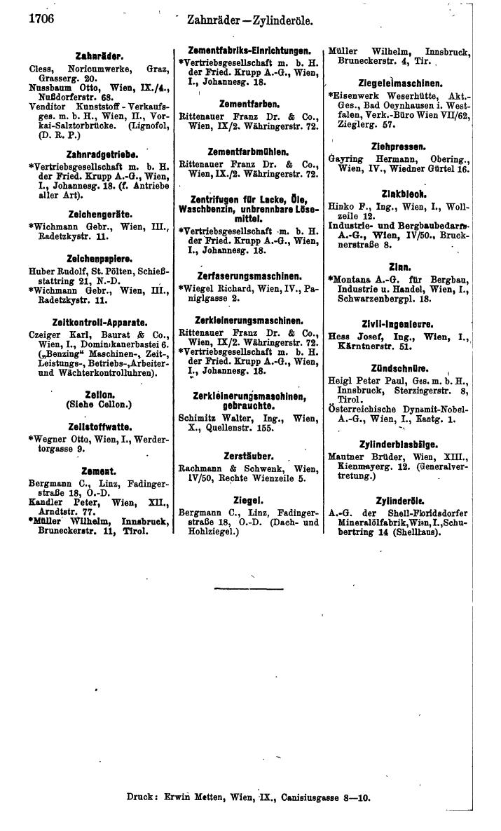 Compass. Kommerzielles Jahrbuch 1939: Österreich. - Page 1778