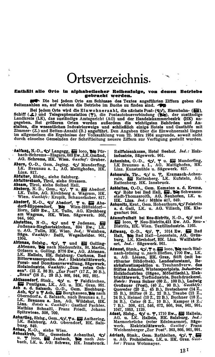 Compass. Kommerzielles Jahrbuch 1939: Österreich. - Seite 193