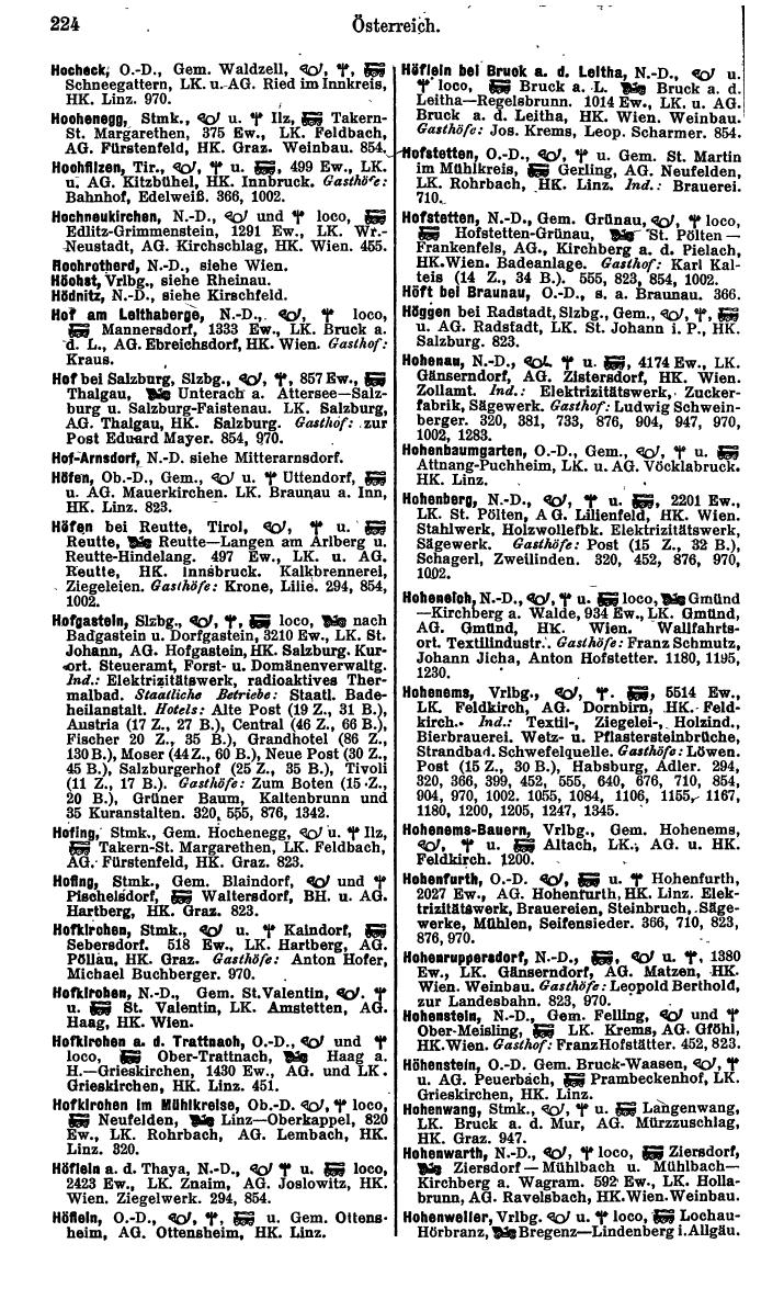 Compass. Kommerzielles Jahrbuch 1939: Österreich. - Page 224