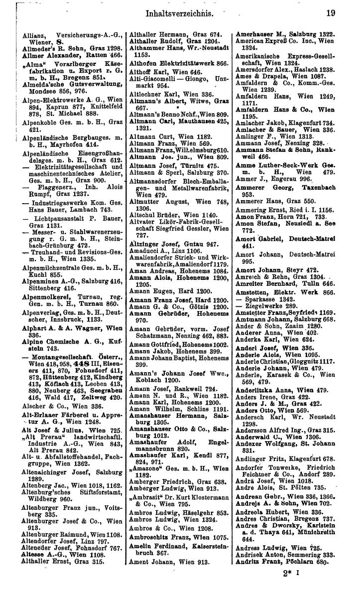 Compass. Kommerzielles Jahrbuch 1939: Österreich. - Page 25