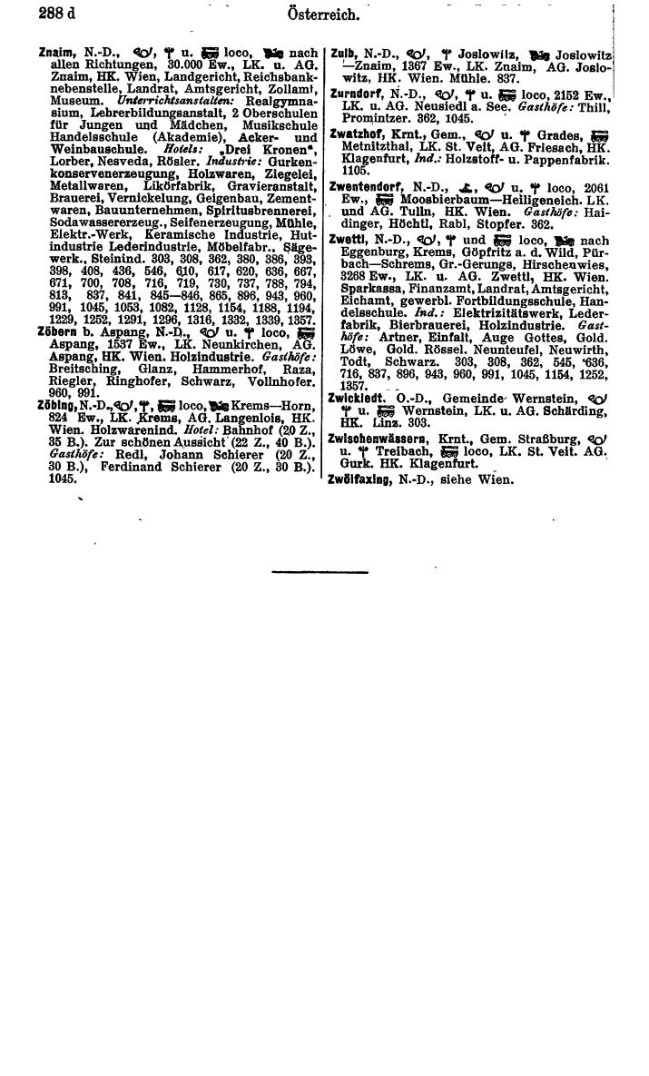 Compass. Kommerzielles Jahrbuch 1939: Österreich. - Seite 292