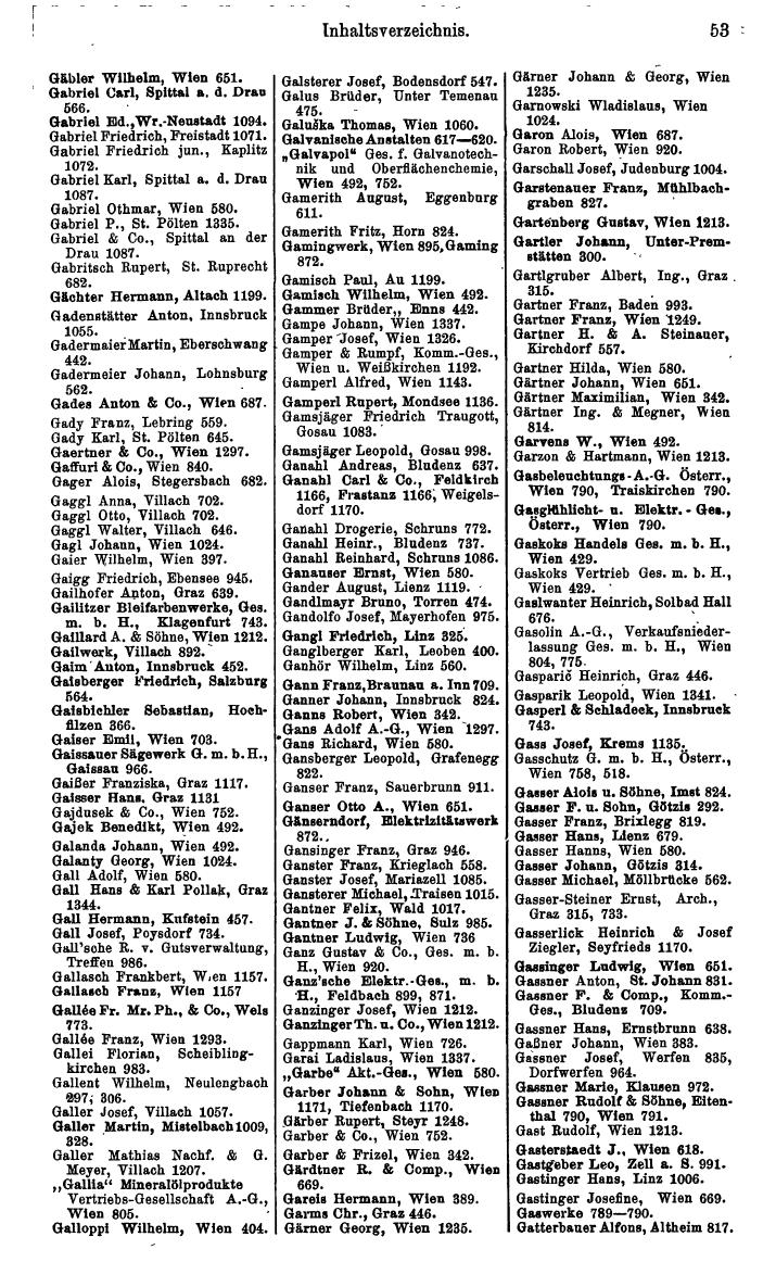 Compass. Kommerzielles Jahrbuch 1939: Österreich. - Page 63