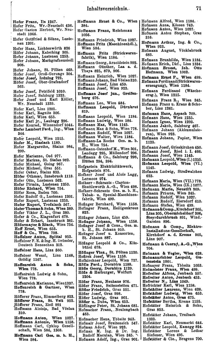 Compass. Kommerzielles Jahrbuch 1939: Österreich. - Page 81