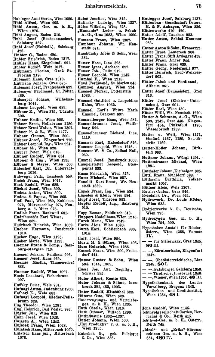 Compass. Kommerzielles Jahrbuch 1939: Österreich. - Page 85