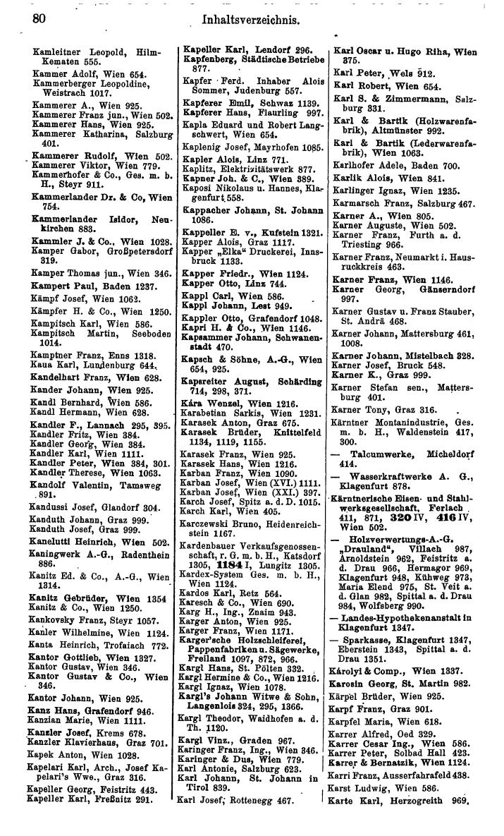 Compass. Kommerzielles Jahrbuch 1939: Österreich. - Page 90