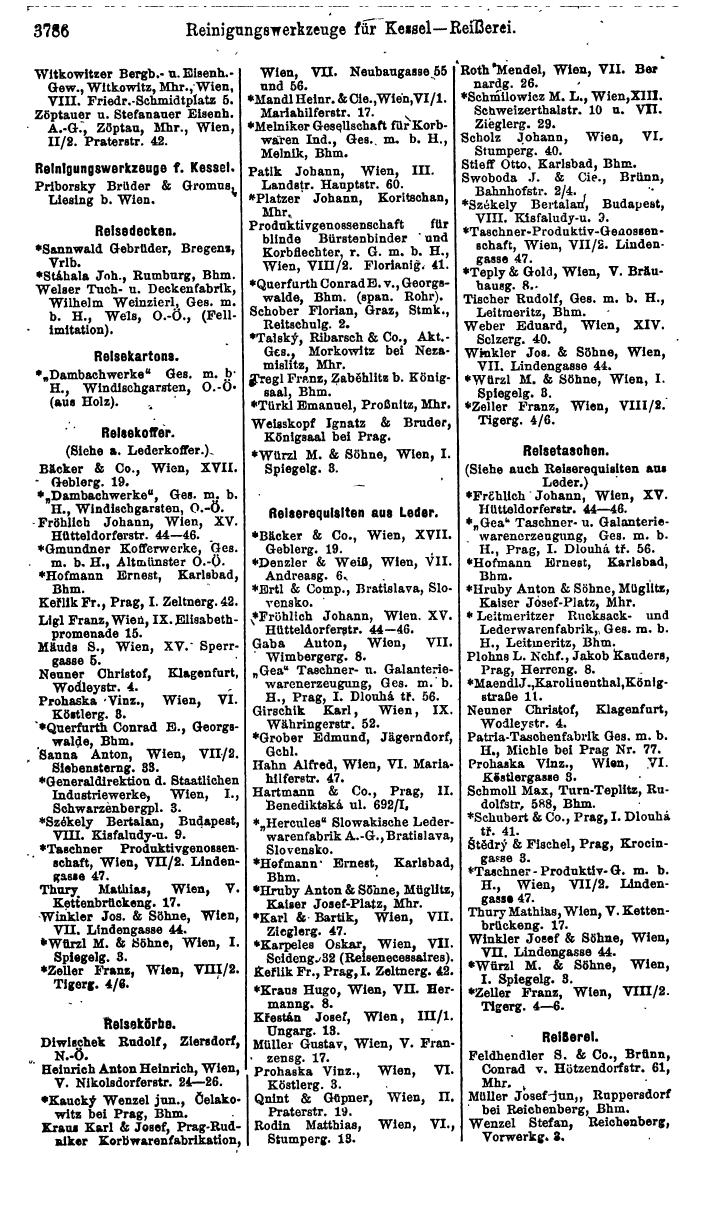 Compass. Industrie 1920/21, Band VI: Deutschösterreich, Tschechoslowakei, Ungarn, Jugoslawien. - Page 1226