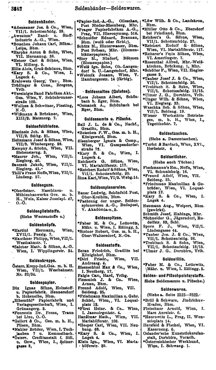Compass. Industrie 1920/21, Band VI: Deutschösterreich, Tschechoslowakei, Ungarn, Jugoslawien. - Page 1284