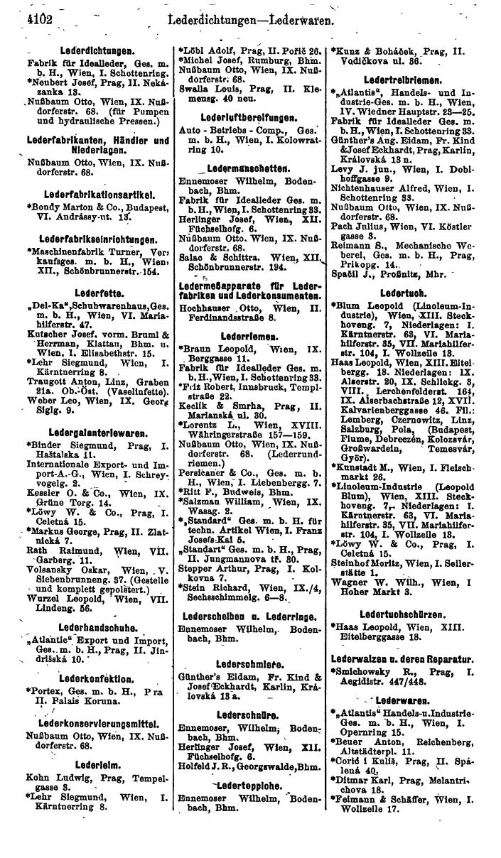 Compass. Industrie 1920/21, Band VI: Deutschösterreich, Tschechoslowakei, Ungarn, Jugoslawien. - Page 1554