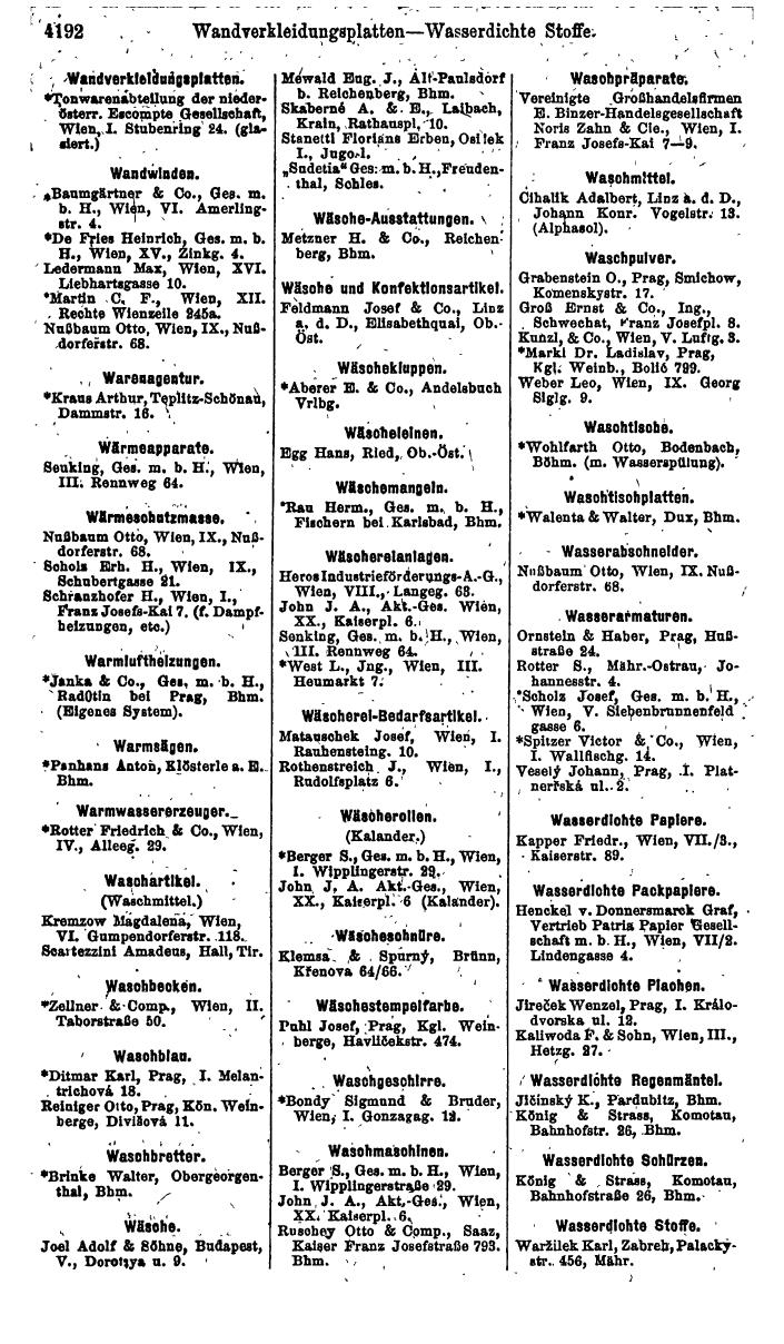 Compass. Industrie 1920/21, Band VI: Deutschösterreich, Tschechoslowakei, Ungarn, Jugoslawien. - Page 1644