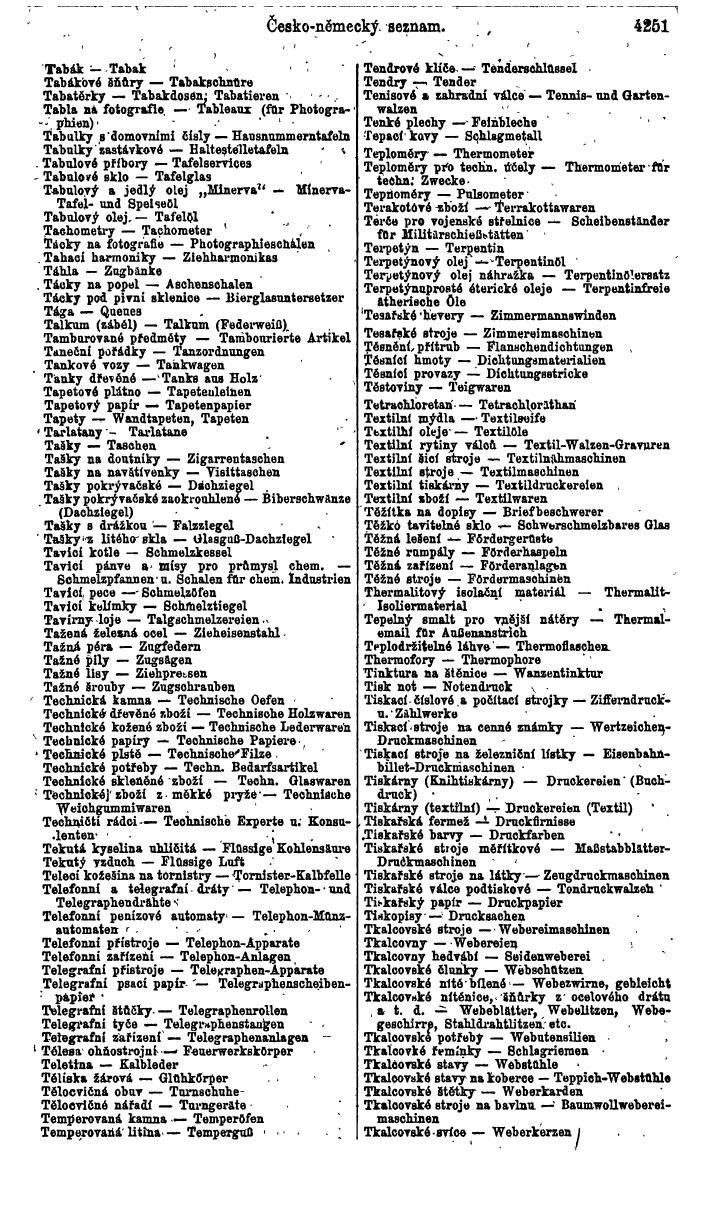 Compass. Industrie 1920/21, Band VI: Deutschösterreich, Tschechoslowakei, Ungarn, Jugoslawien. - Page 1703