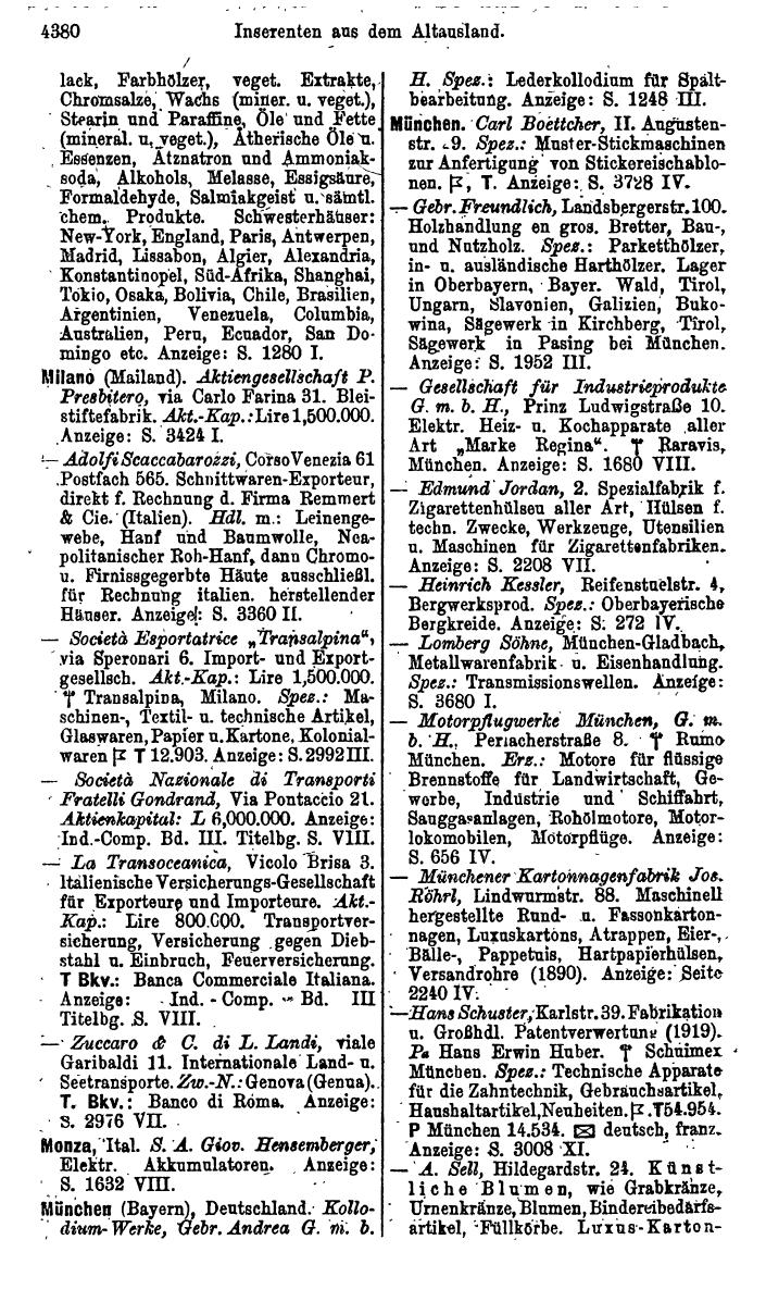 Compass. Industrie 1920/21, Band VI: Deutschösterreich, Tschechoslowakei, Ungarn, Jugoslawien. - Page 1832