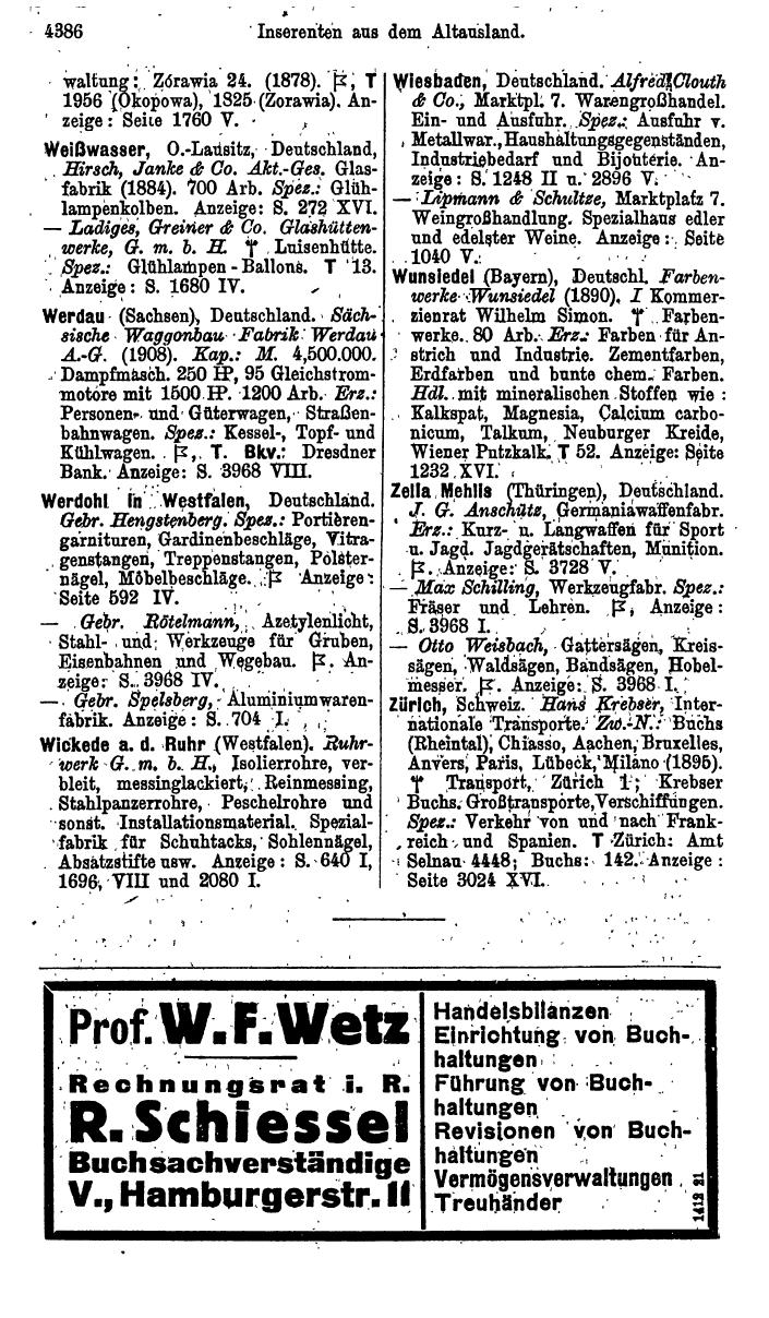 Compass. Industrie 1920/21, Band VI: Deutschösterreich, Tschechoslowakei, Ungarn, Jugoslawien. - Page 1838