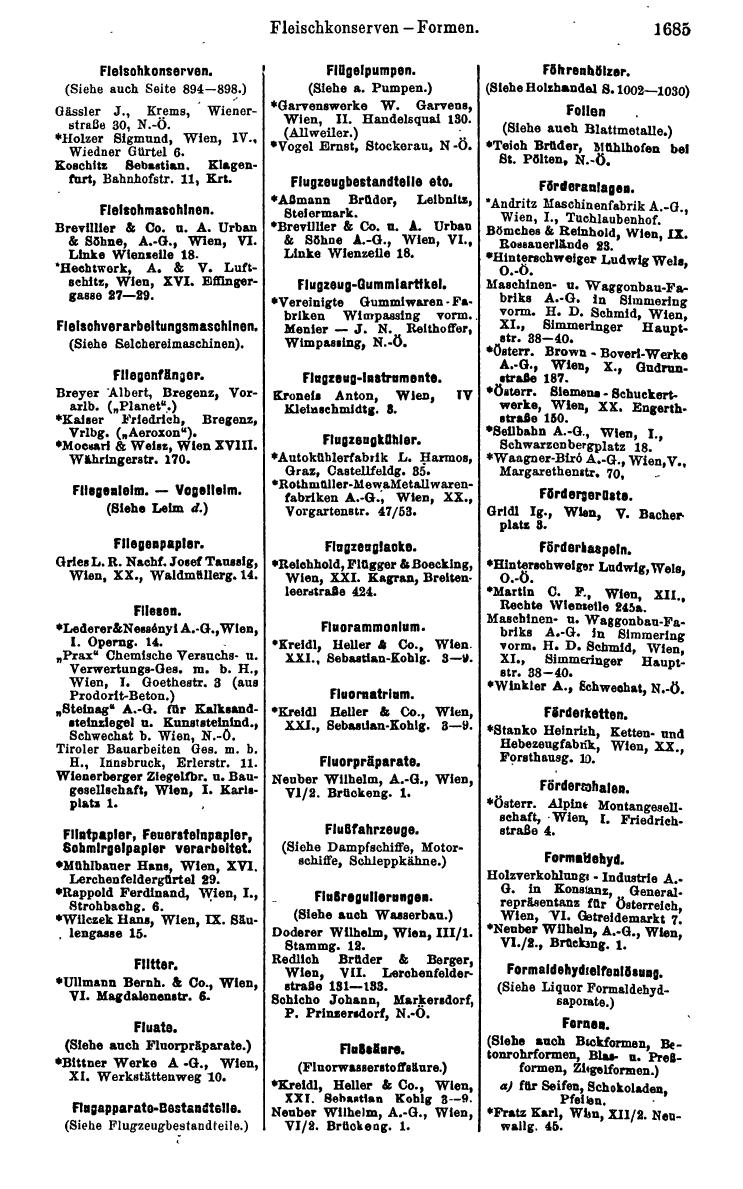 Compass. Industrielles Jahrbuch 1929: Österreich. - Page 1793