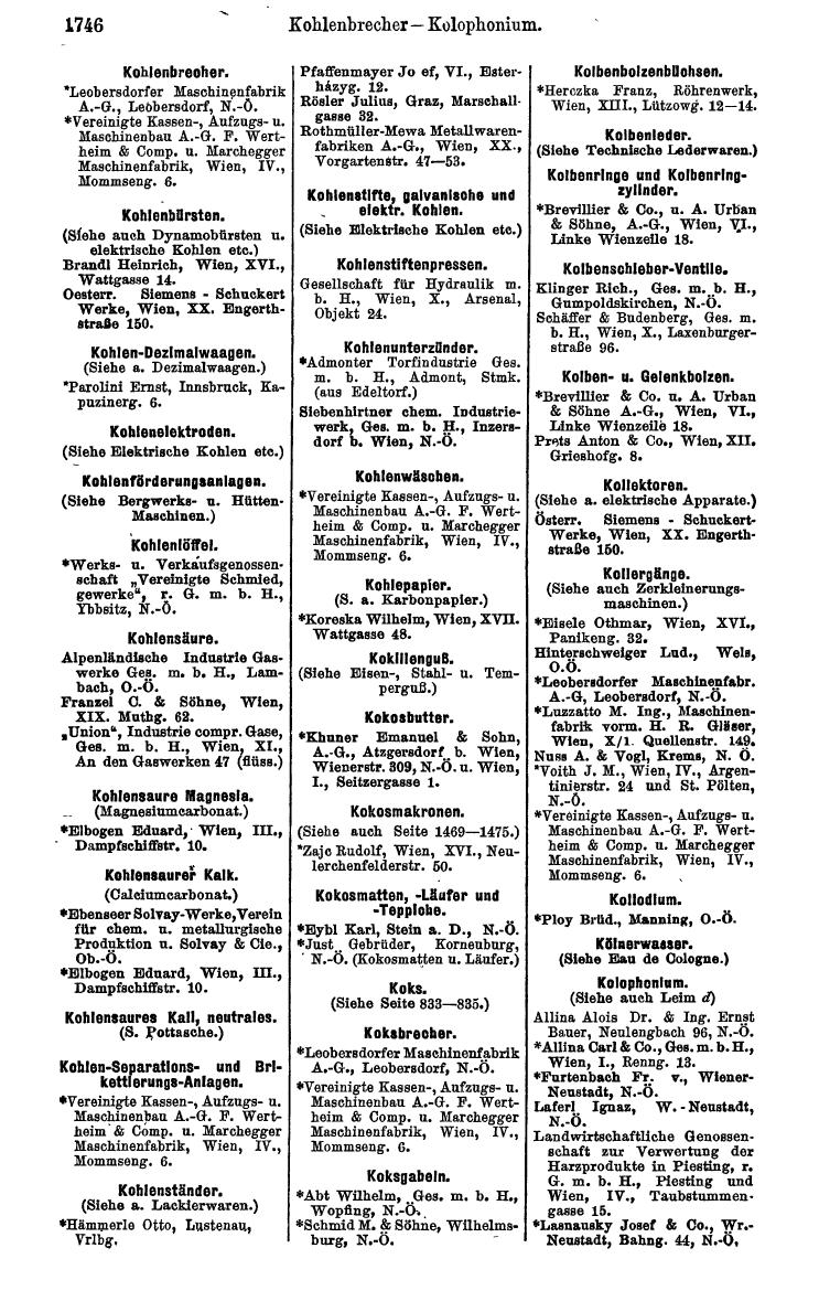 Compass. Industrielles Jahrbuch 1929: Österreich. - Seite 1854