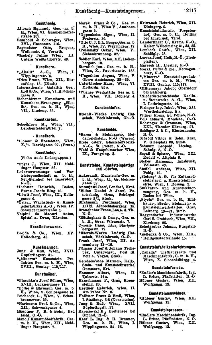 Compass. Industrie 1924, Band IV: Österreich. - Page 2471