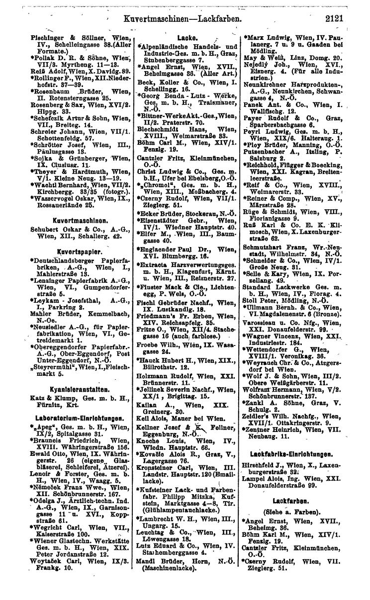 Compass. Industrie 1924, Band IV: Österreich. - Page 2475