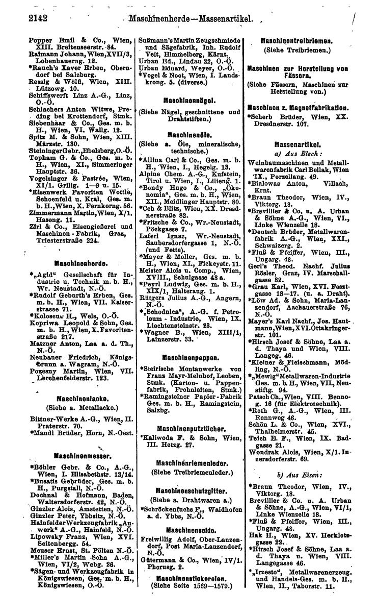 Compass. Industrie 1924, Band IV: Österreich. - Page 2496