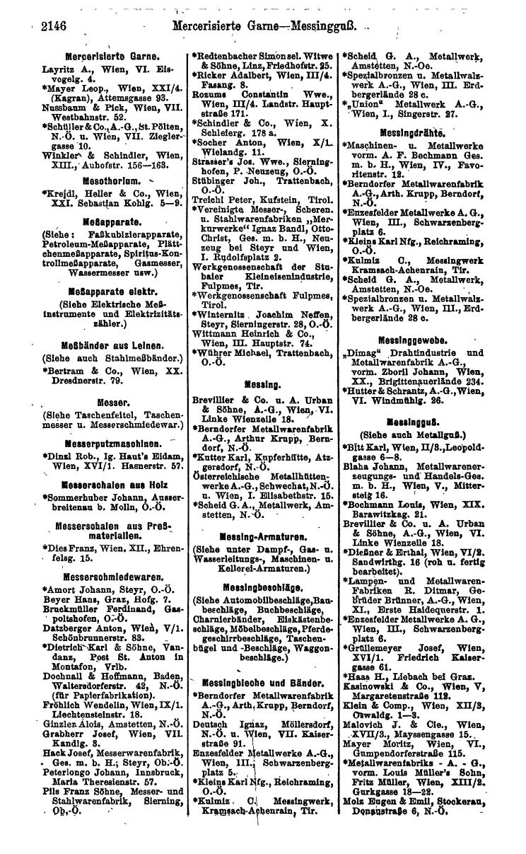Compass. Industrie 1924, Band IV: Österreich. - Page 2500