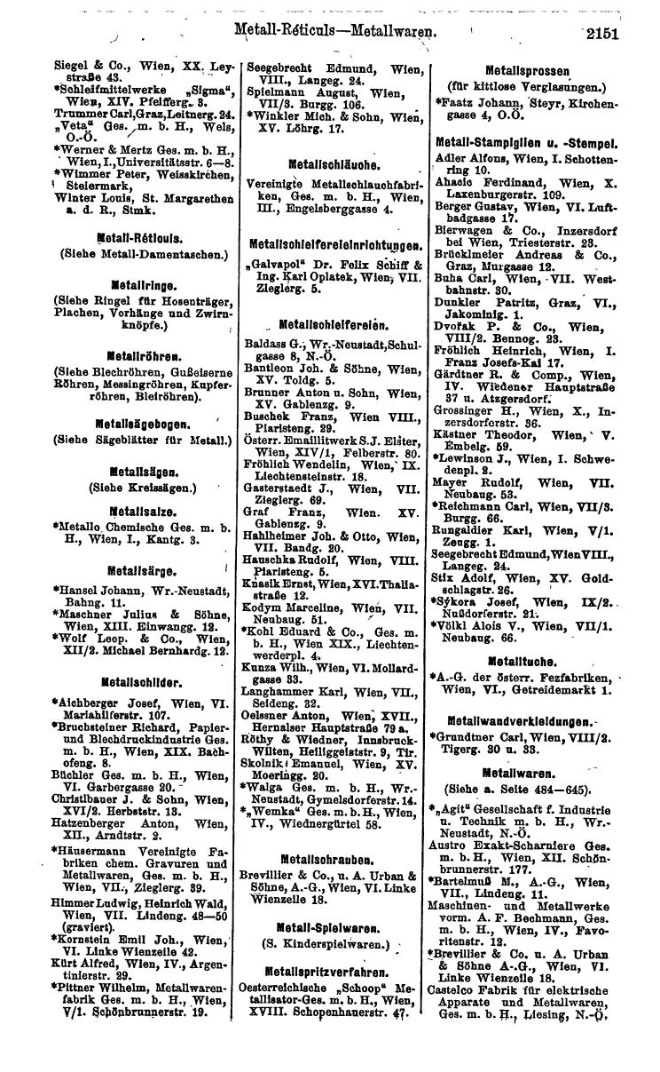 Compass. Industrie 1924, Band IV: Österreich. - Page 2505