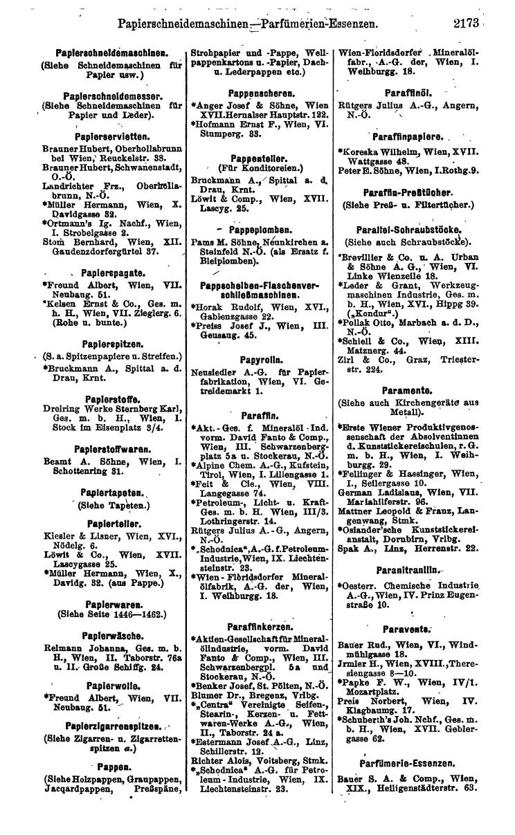 Compass. Industrie 1924, Band IV: Österreich. - Page 2527