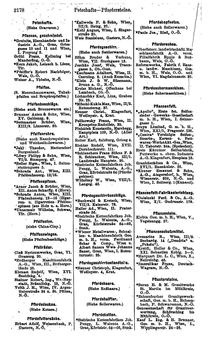 Compass. Industrie 1924, Band IV: Österreich. - Page 2532