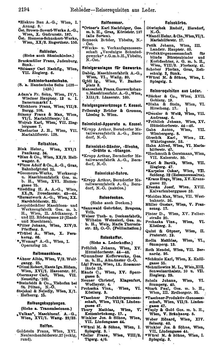 Compass. Industrie 1924, Band IV: Österreich. - Page 2548
