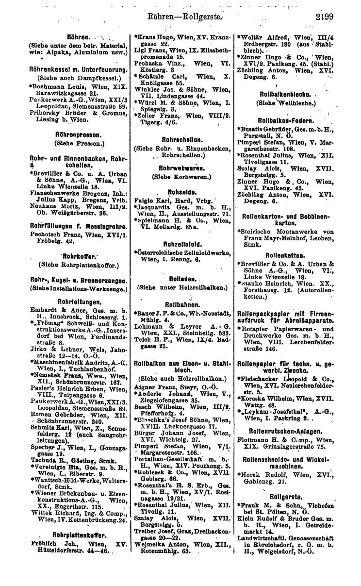 Compass. Industrie 1924, Band IV: Österreich. - Page 2553