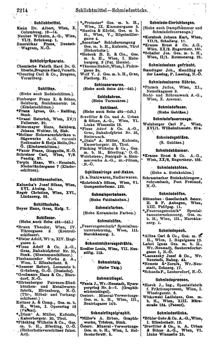 Compass. Industrie 1924, Band IV: Österreich. - Page 2568
