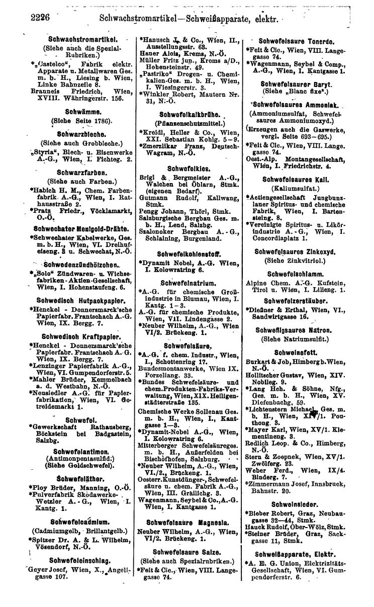 Compass. Industrie 1924, Band IV: Österreich. - Page 2580