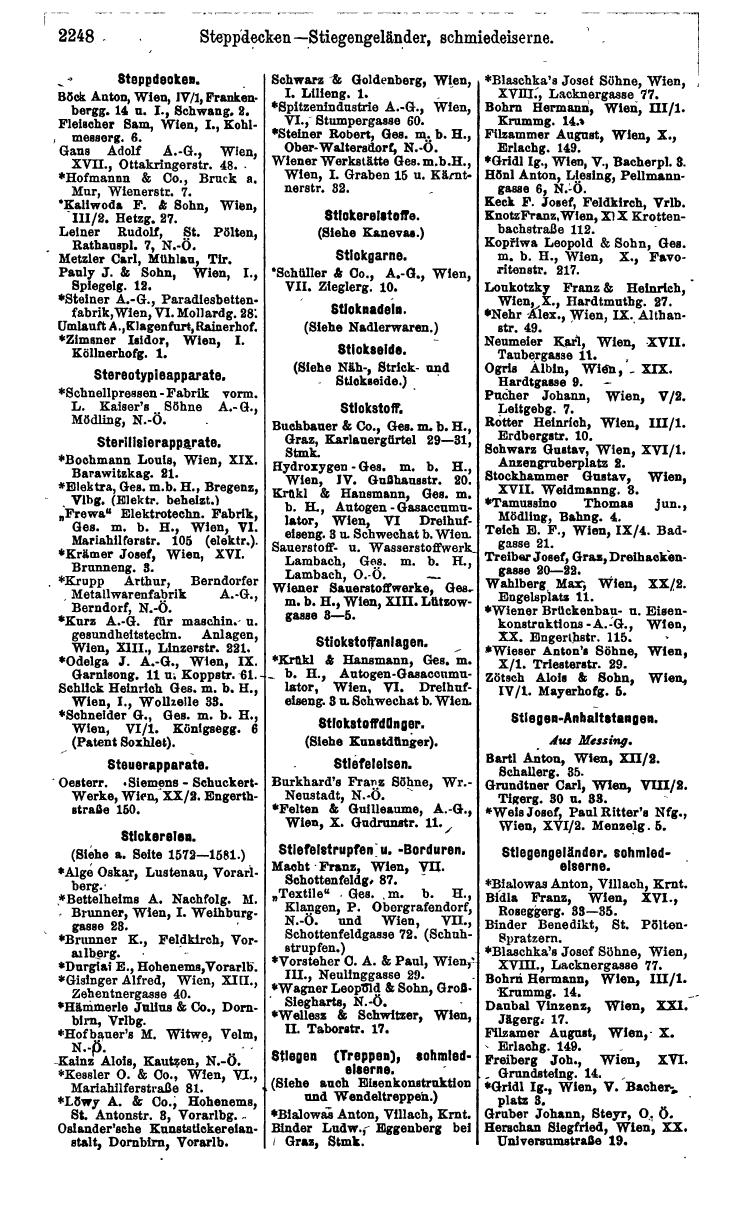 Compass. Industrie 1924, Band IV: Österreich. - Page 2602