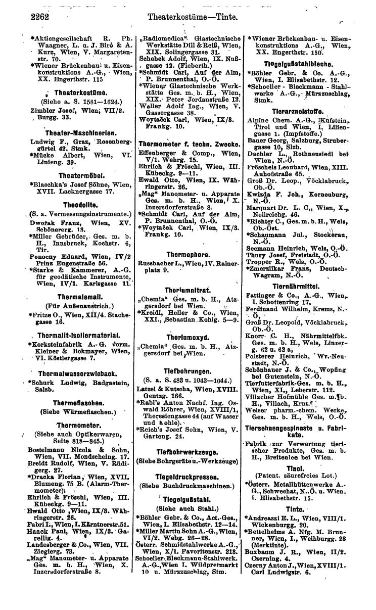 Compass. Industrie 1924, Band IV: Österreich. - Page 2616