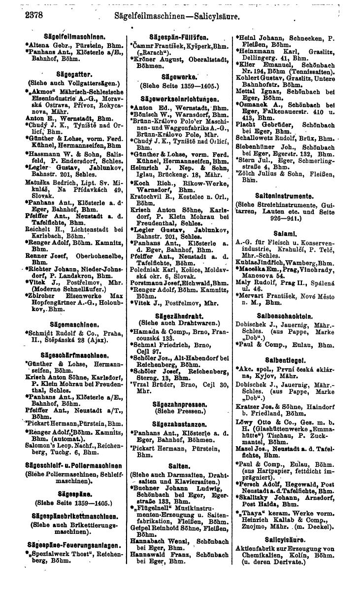 Compass. Industrielles Jahrbuch 1932: Čechoslovakei. - Page 2454
