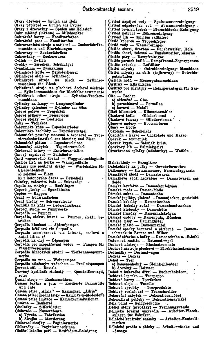 Compass. Industrielles Jahrbuch 1932: Čechoslovakei. - Page 2611