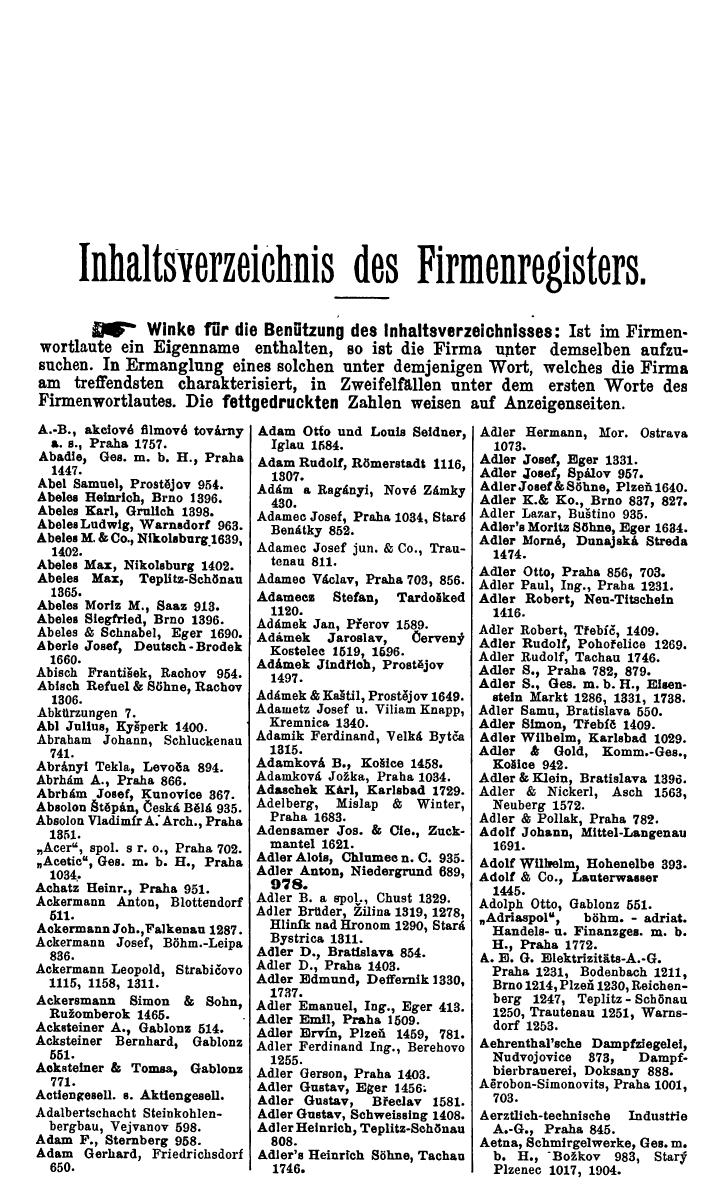 Compass. Industrielles Jahrbuch 1933: Čechoslovakei. - Seite 25
