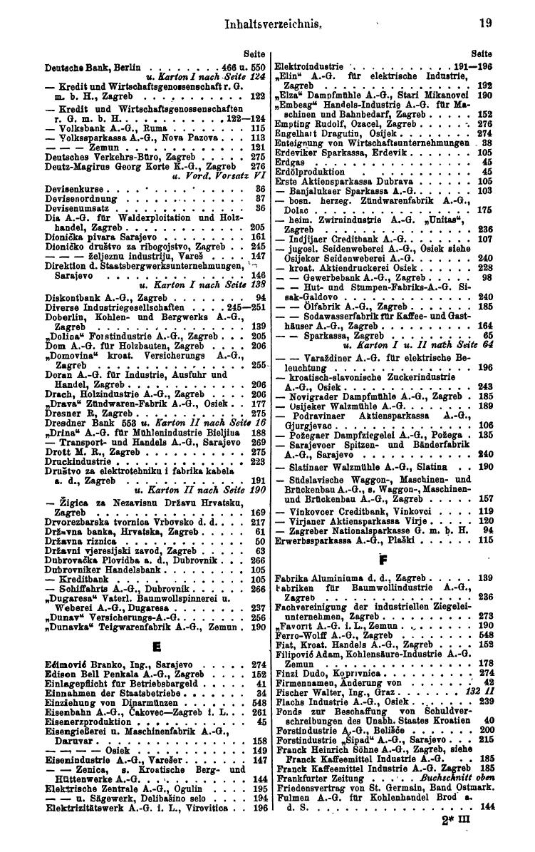 Compass. Finanzielles Jahrbuch 1942: Kroatien, Serbien - Seite 29