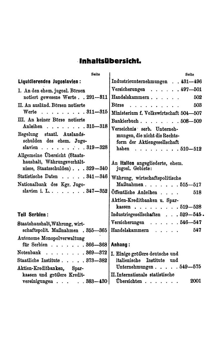 Compass. Finanzielles Jahrbuch 1942: Kroatien, Serbien - Seite 320