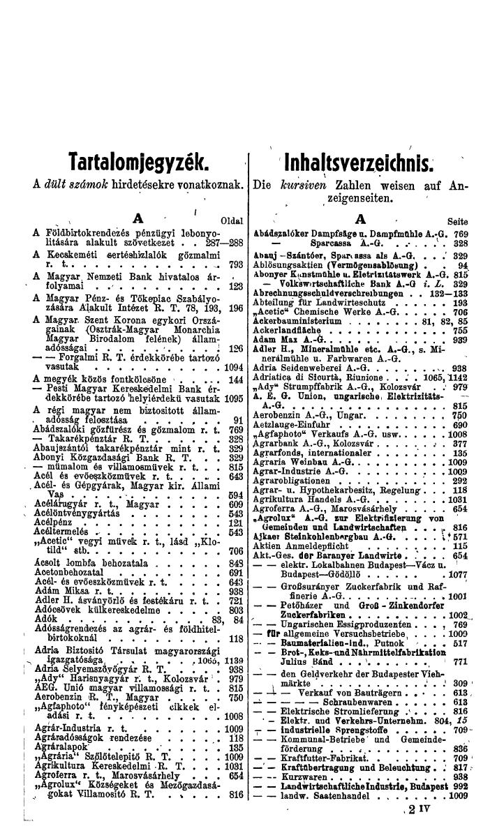 Compass. Finanzielles Jahrbuch 1943: Ungarn. - Seite 23