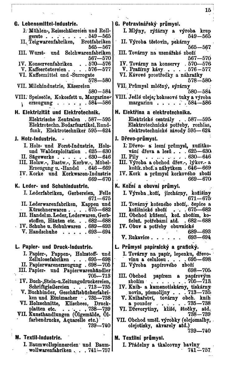 Compass. Industrie und Handel 1941: Böhmen und Mähren, Slowakei - Seite 23