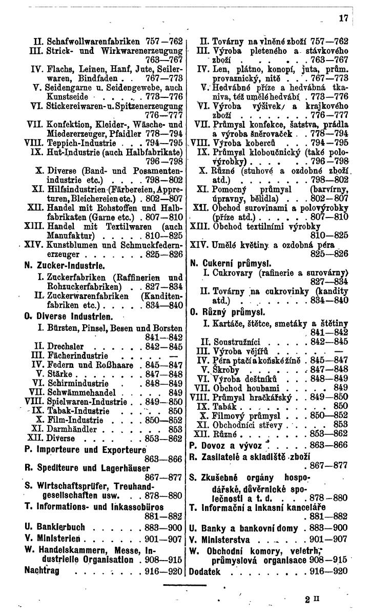 Compass. Industrie und Handel 1941: Böhmen und Mähren, Slowakei - Seite 25